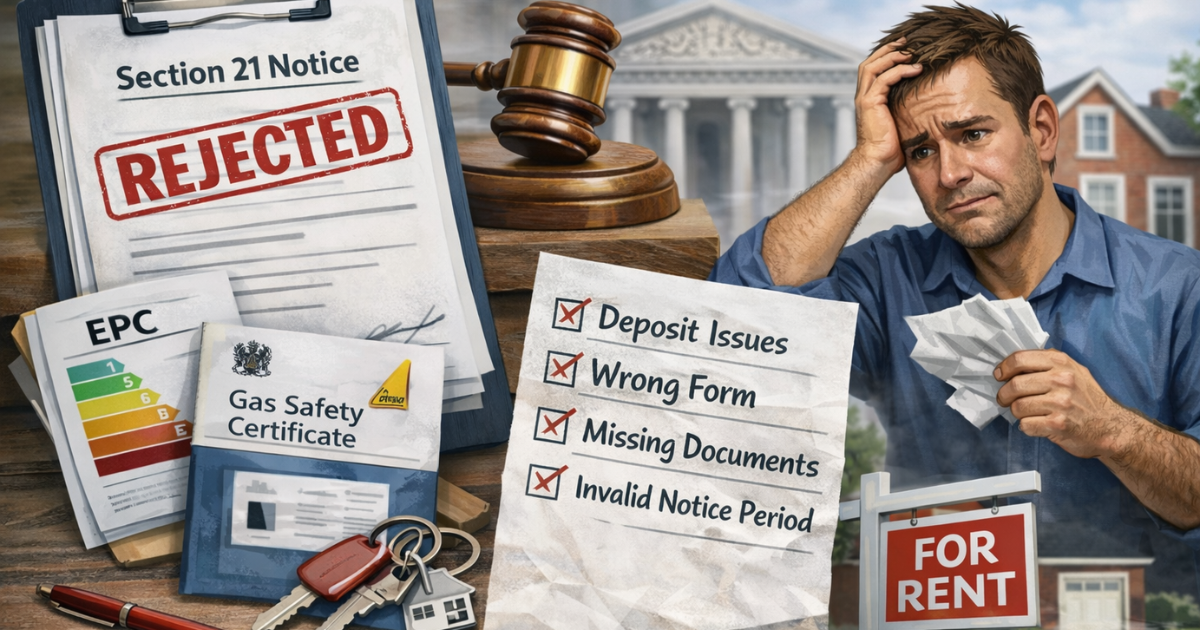 Section 21 Notice England: How to Avoid 12 Common Mistakes – Part 1